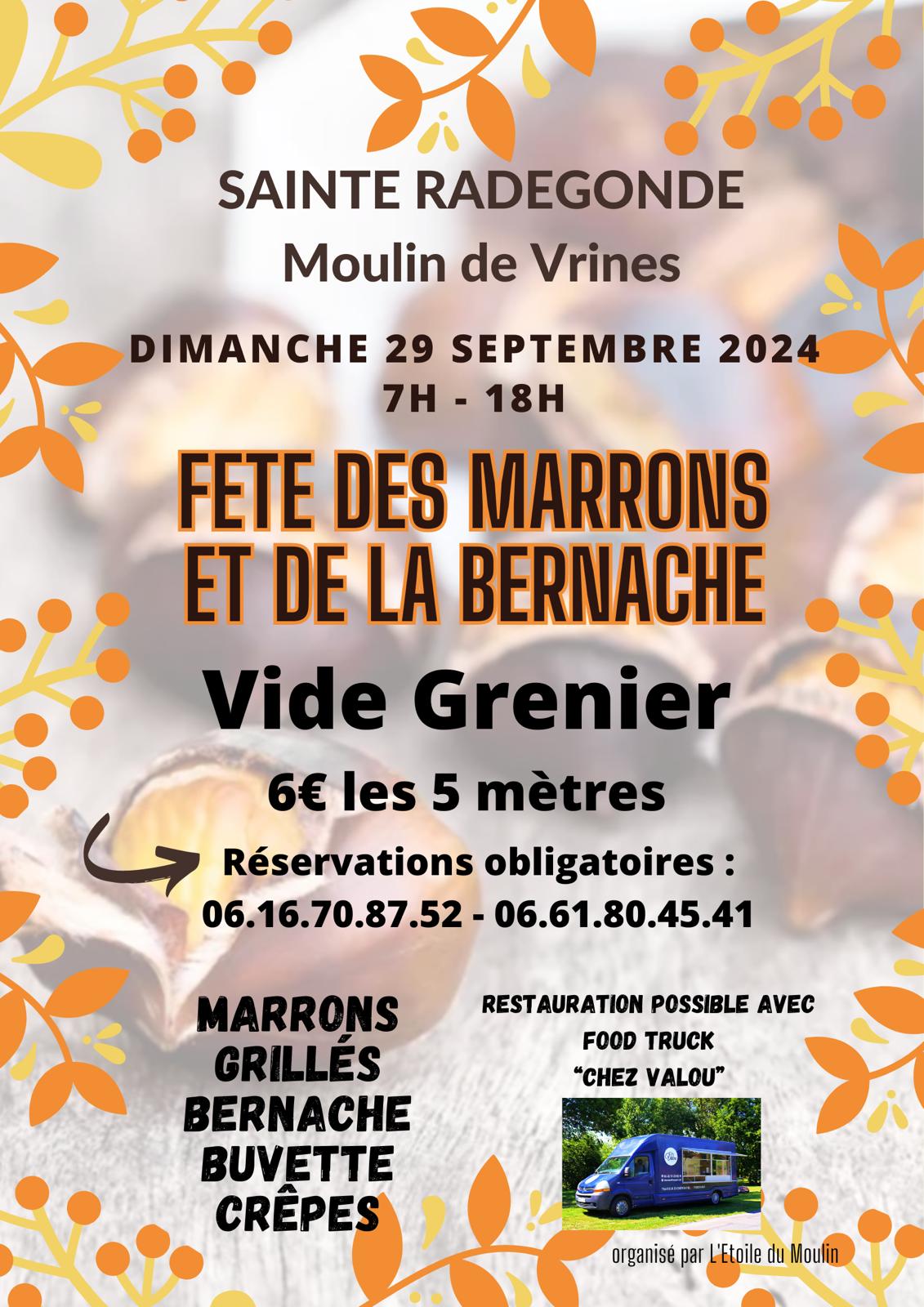 3e édition de la Fête des marrons et de la bernache avec vide-grenier